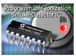 Microchip Introduced Ionization Smoke-Detector IC 