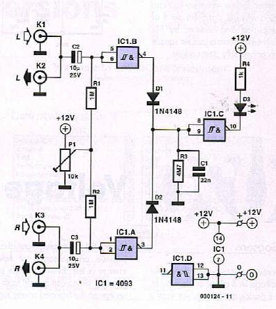 Simple Audio Peak Detector