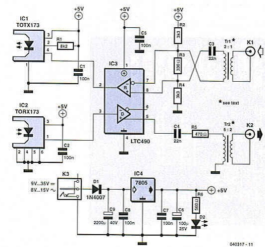 Bidirectional S/PDIF Converter