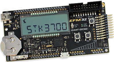 The two EFM32 STKs for energy-efficient Leopard Gecko and Giant Gecko-based apps diagram