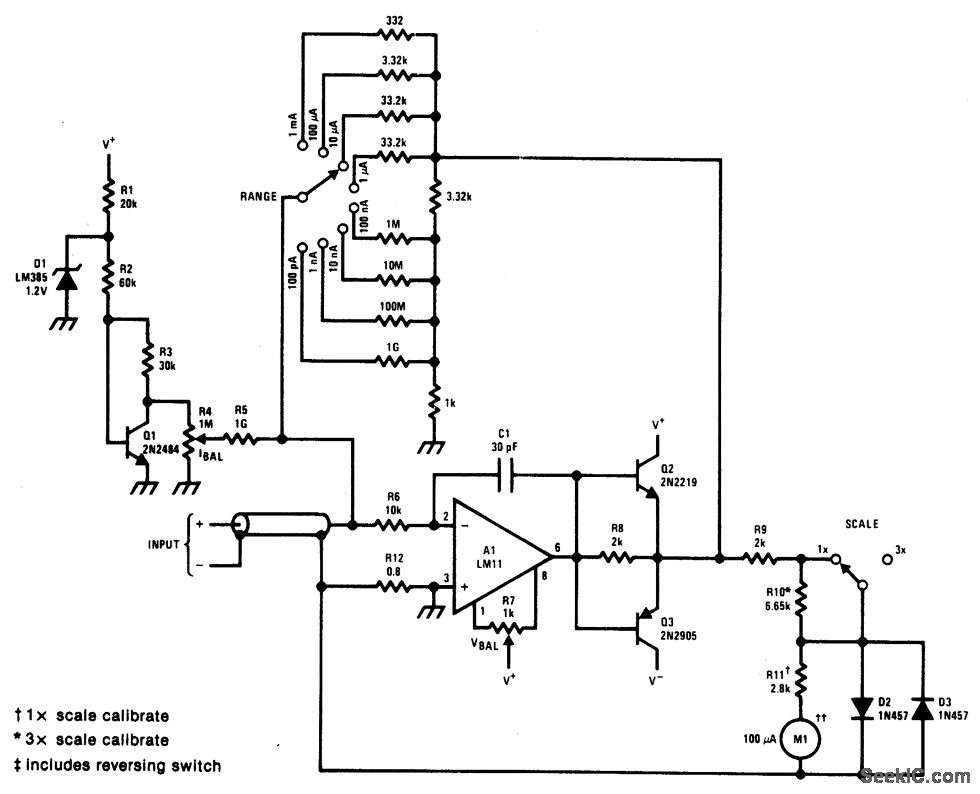 ammeter in circuit