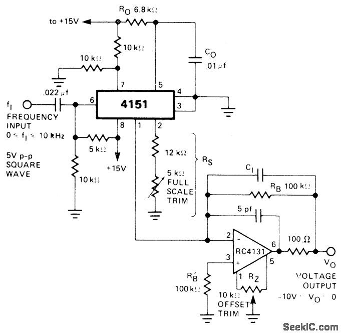 HIGH_PRECISION_F_V - Basic_Circuit - Circuit Diagram - SeekIC.com