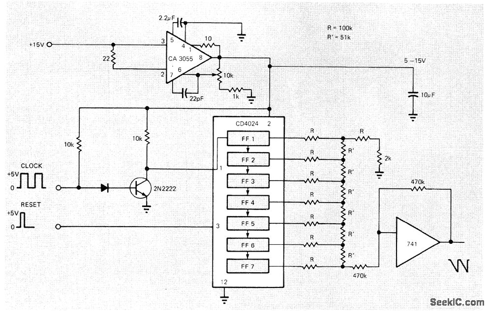 Cd4024be схема включения