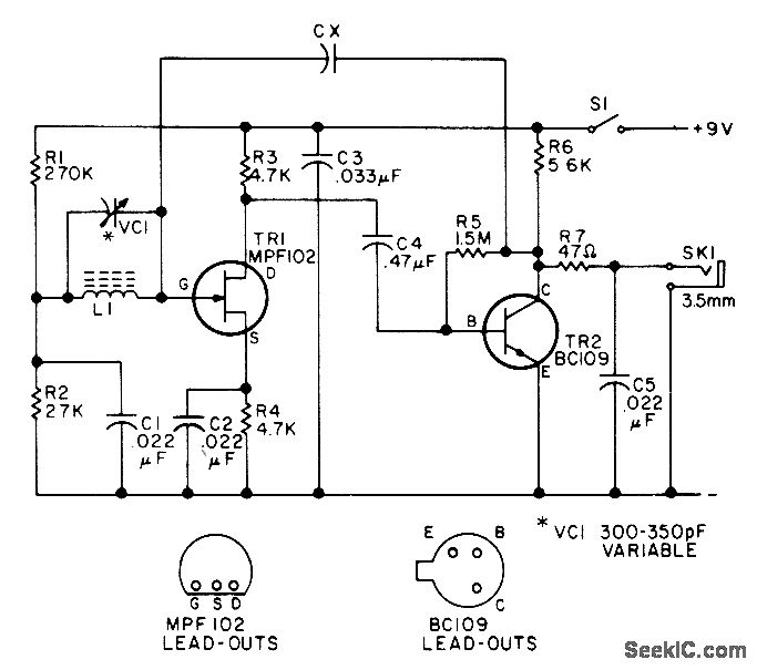 two transistor fm receiver