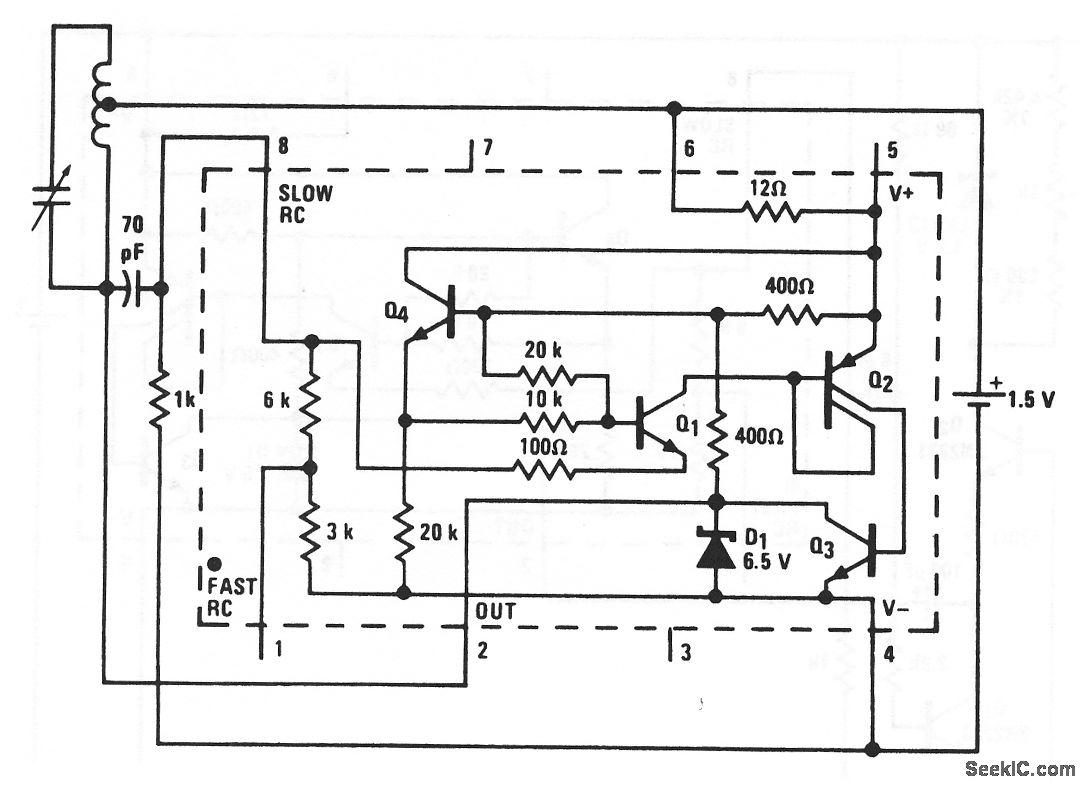 Av rf converter circuit