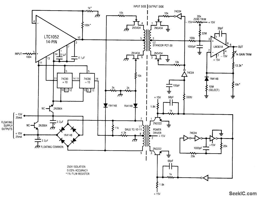 audio isolator circuit