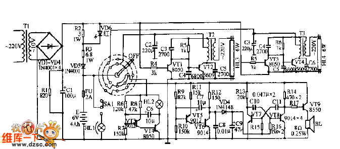 Emergency lighting circuit diagram 03 - Electrical_Equipment_Circuit