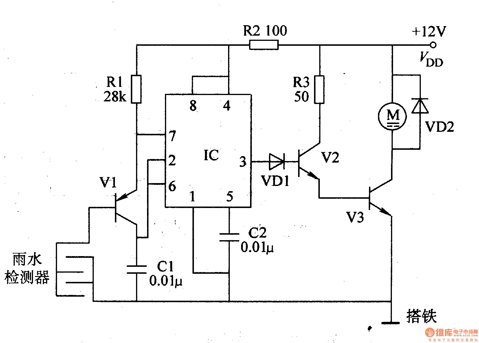Car Windshield Wiper Controller (the 3rd) - Signal_Processing - Circuit