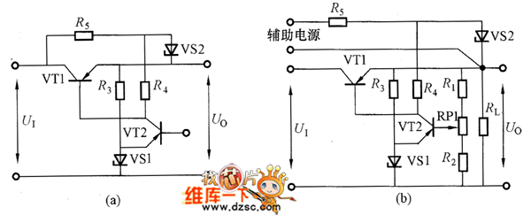 Voltage Regulator Circuit With Auxiliary Power - Power-Supply_Circuits