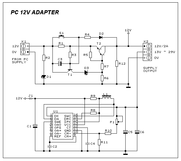 Ac power adapter 0950 3490 схема