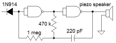 piezo preamp schematic