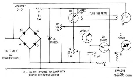 VOLTAGE_REGULATOR_FOR_A_PROJECTION_LAMP