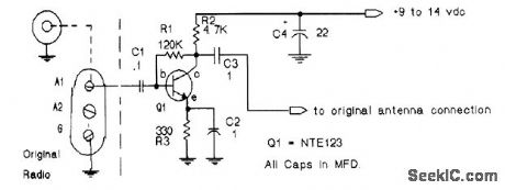 Av rf converter circuit