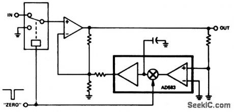 Sample_and_hold_circuit_used_to_automatically_zero_a_high_gain_amplifier