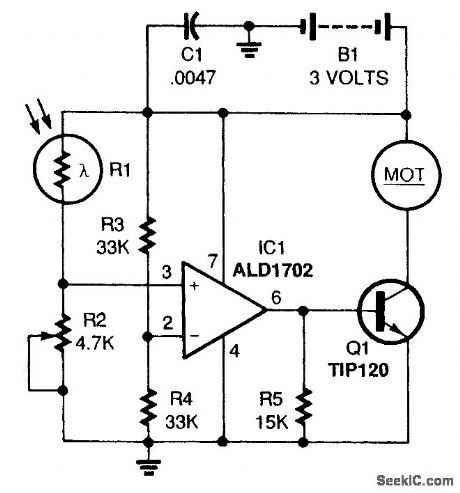 LIGHT_ACTIVATED_MOTOR_DRIVE_CIRCUIT