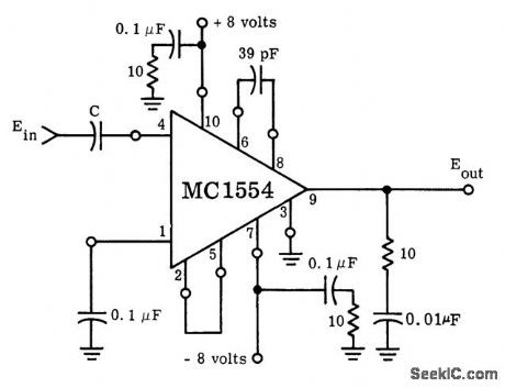 1_watt_inverting_power_amplifier_using_an_MC1554