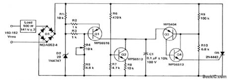 RMS_open_loop_voltage_compensator_regulator_for_application_requiring_large_conduction_angles