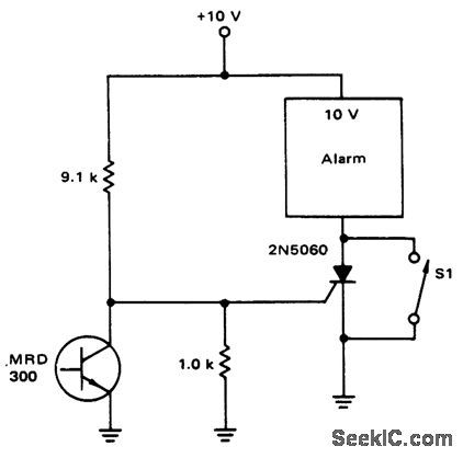 Light_operated_alarm_with_sensitive_gate_SCR