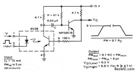 Optocoupler_that_is_used_as_a_pulse_stretcher