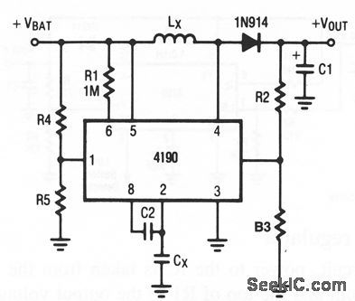 Step_up_voltage_regulator_with_voltage_dependent_oscillator