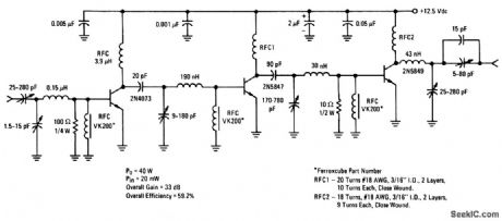 50_MHz_40_W_transmitter_125_V_supply