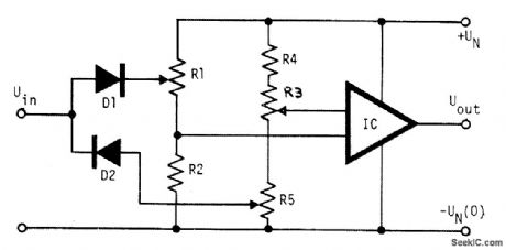 HIGH_LOW_LEVEL_COMPARATOR_WITH_ONE_OP_AMP