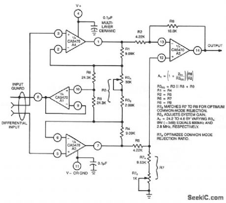 DIFFERENTIAL－TO_SINGLE_ENDED_VOLTAGE_AMPLIFIER