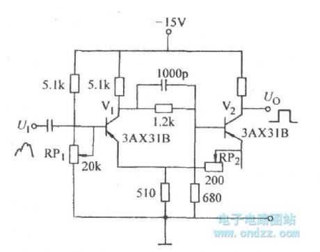 Emitter-coupled bistable circuit for improving sensitivity