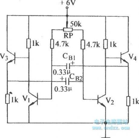 Astable circuit with adjustable pulse width