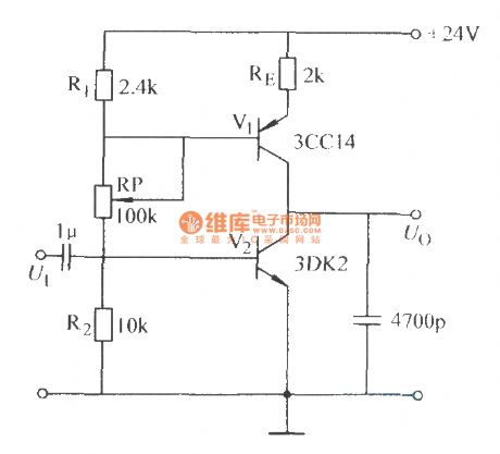 Adjustable constant current source charging sawtooth circuit