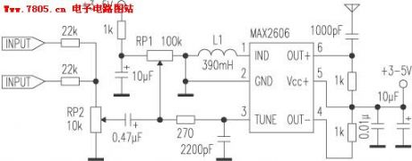 The whole FM transmitter circuit