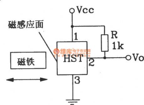The common interface circuit of SH  Hall sensor