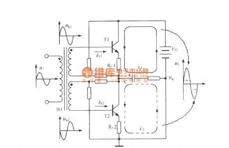 OTL circuit with input transformer