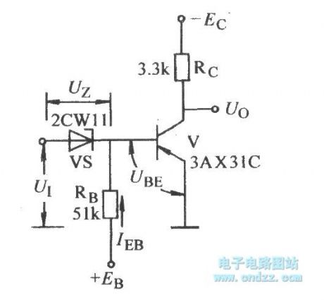 Zener diode threshold  NOT gate circuit
