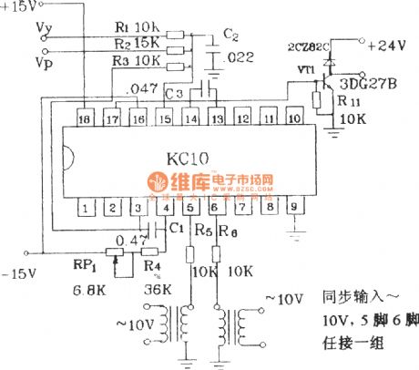 The KC10 application circuit with output current being load current