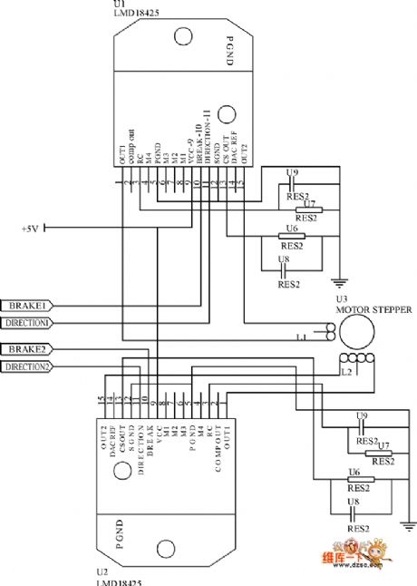 Bipolar motor drive circuit diagram