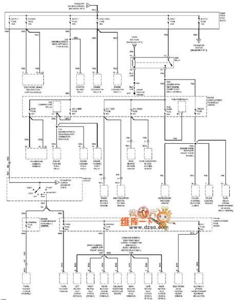 Cadillac deville power distribution circuit diagram 2