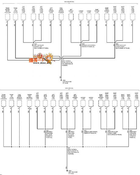 Cadillac deville ground distribution circuit diagram 6