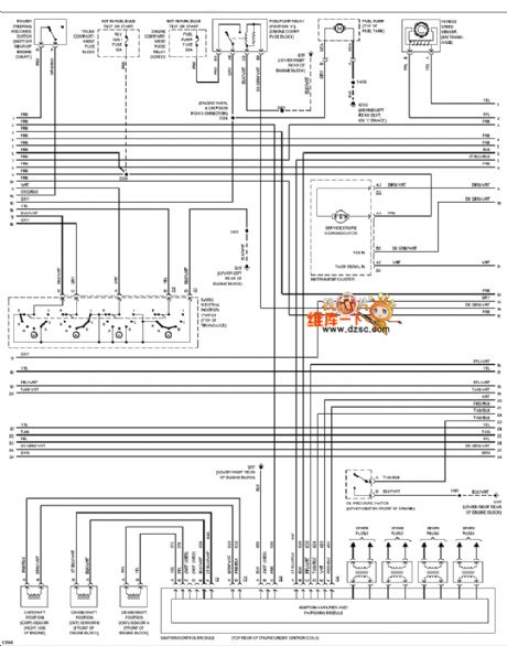 Cadillac deville 4.6L engine performance circuit diagram 2