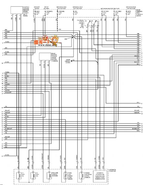 Cadillac deville 4.6L engine performance circuit diagram 1