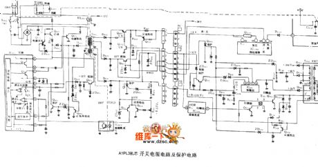 Hitachi AIPL3 module protective circuit diagram