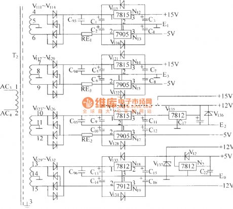 DZW75-48/5050II auxiliary power supply electrical schematic diagram
