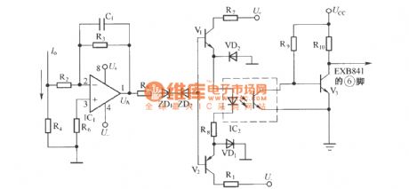 Protection circuit of Detection high frequency AC current short circuit