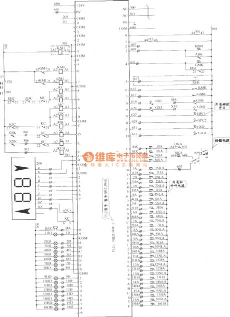 Shenyang sanyo AC double speed elevator control circuit (1)