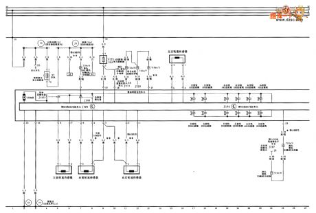 Audi A6 saloon car seat circuit diagram one