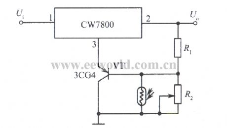 One of optical control integrated regulated power supply circuit
