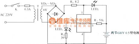 Simple Ni-Cd battery automatic pulse charger circuit(2)