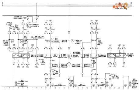 Audi A6 saloon car heating seat circuit diagram one
