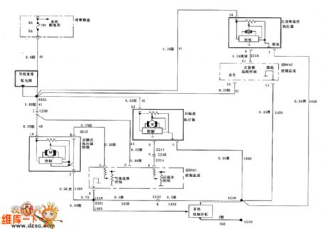 Front and rear control assmebly、rear model actuator and twin-stage nozzle relay circuit diagram