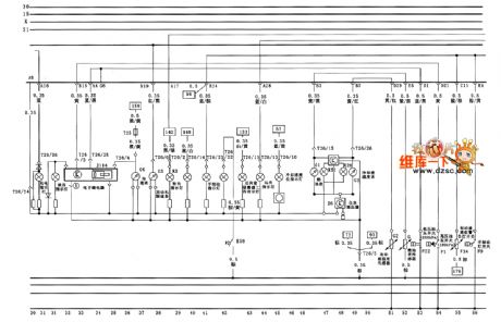 Santana full vehicle circuit diagram (one)